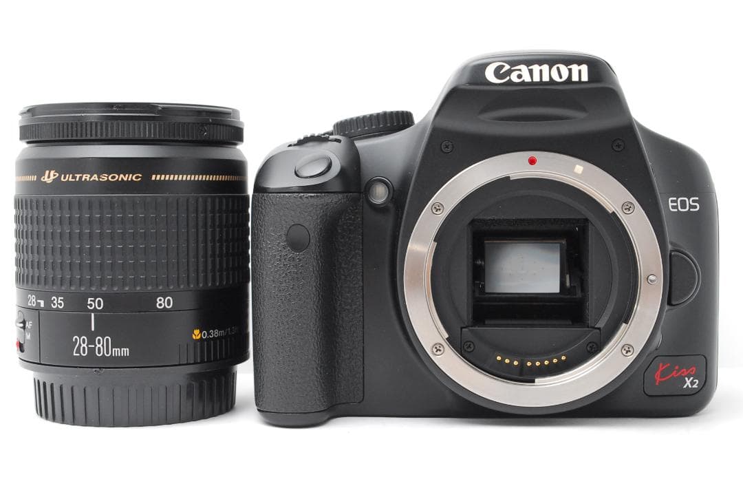 【根強い人気の名機】Canon Kiss X2　スマホ転送　美品　小型軽量