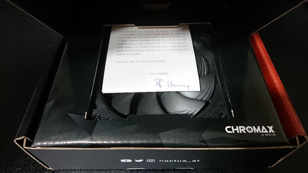 NOCTUA NH-L9i-17xx ロープロファイルCPUクーラー