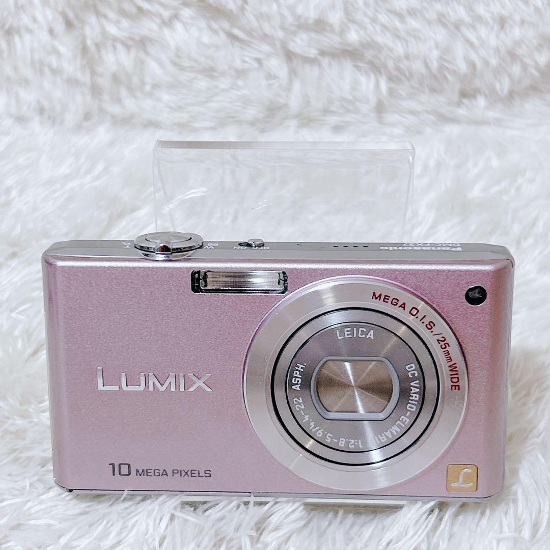 未使用級✨動作ok Panasonic LUMIX FX37 ピンク　コンデジ