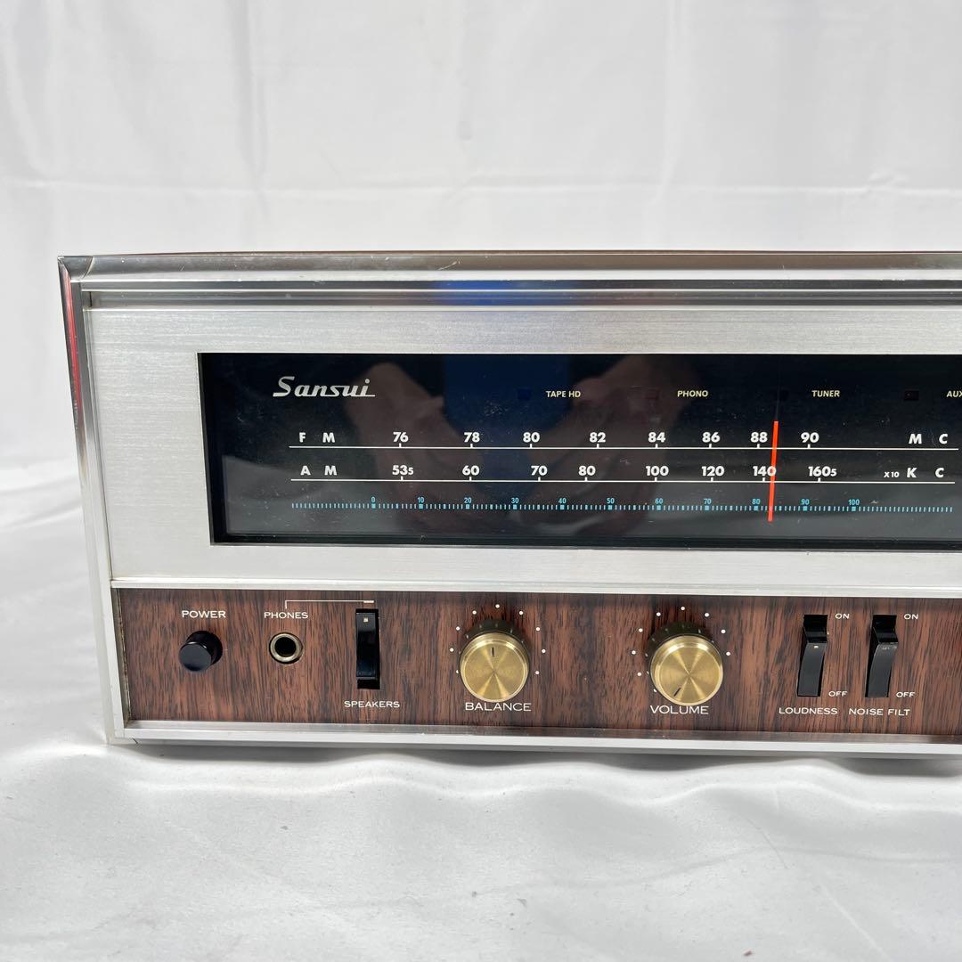 SANSUI SAX-600 真空管レシーバーアンプ 現状品 通電確認