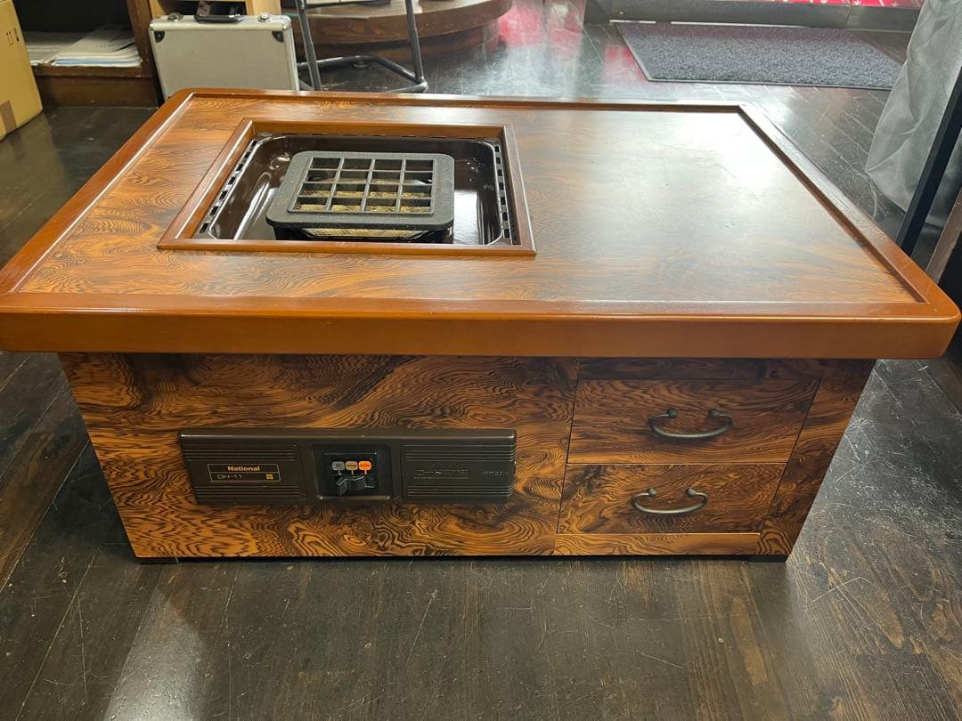 中古　ナショナル製　電気アンティーク火鉢　DH-11