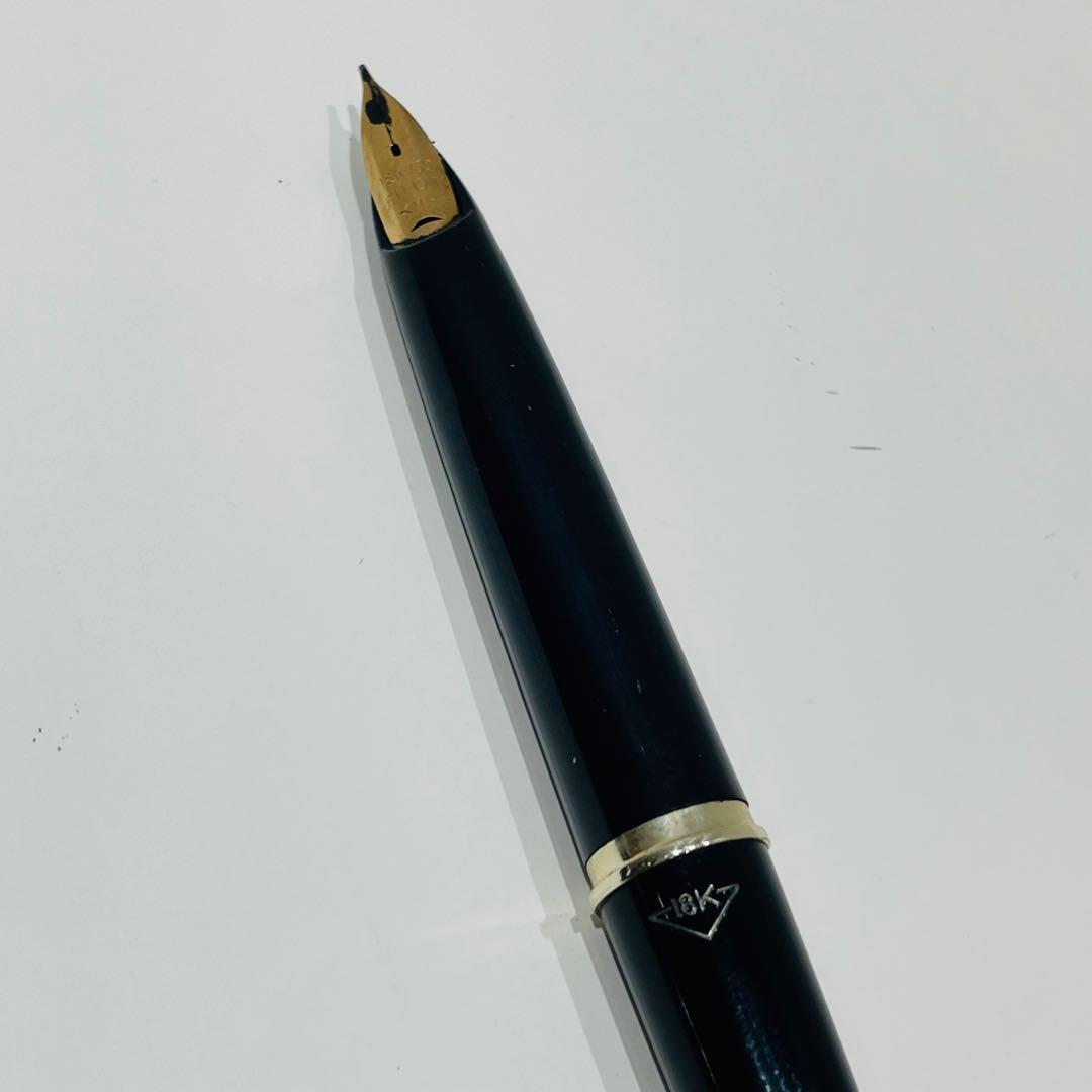 Elite 万年筆 黒 金製ペン先