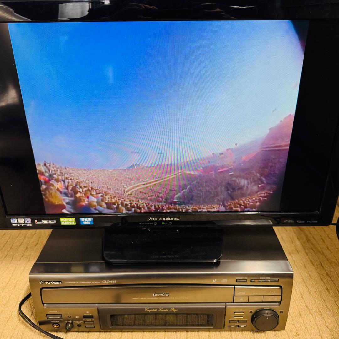 Pioneer CLD-535 LDプレーヤー 純正リモコン・取扱説明書付き