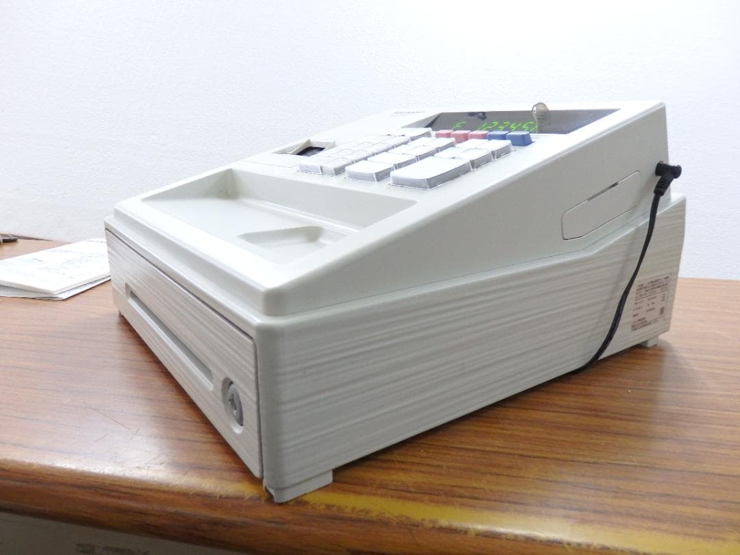 1230 店名等設定無料 シャープ XE-A147-W レジスター 軽減税率対応
