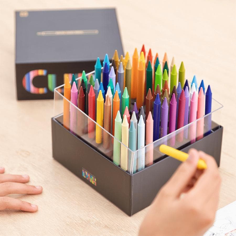 CUBE Box 72色 クレヨンタイプ