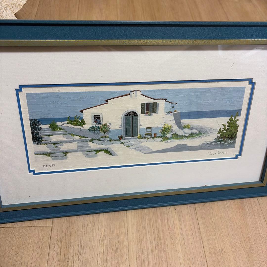 C. Lipari 風景画 agosto