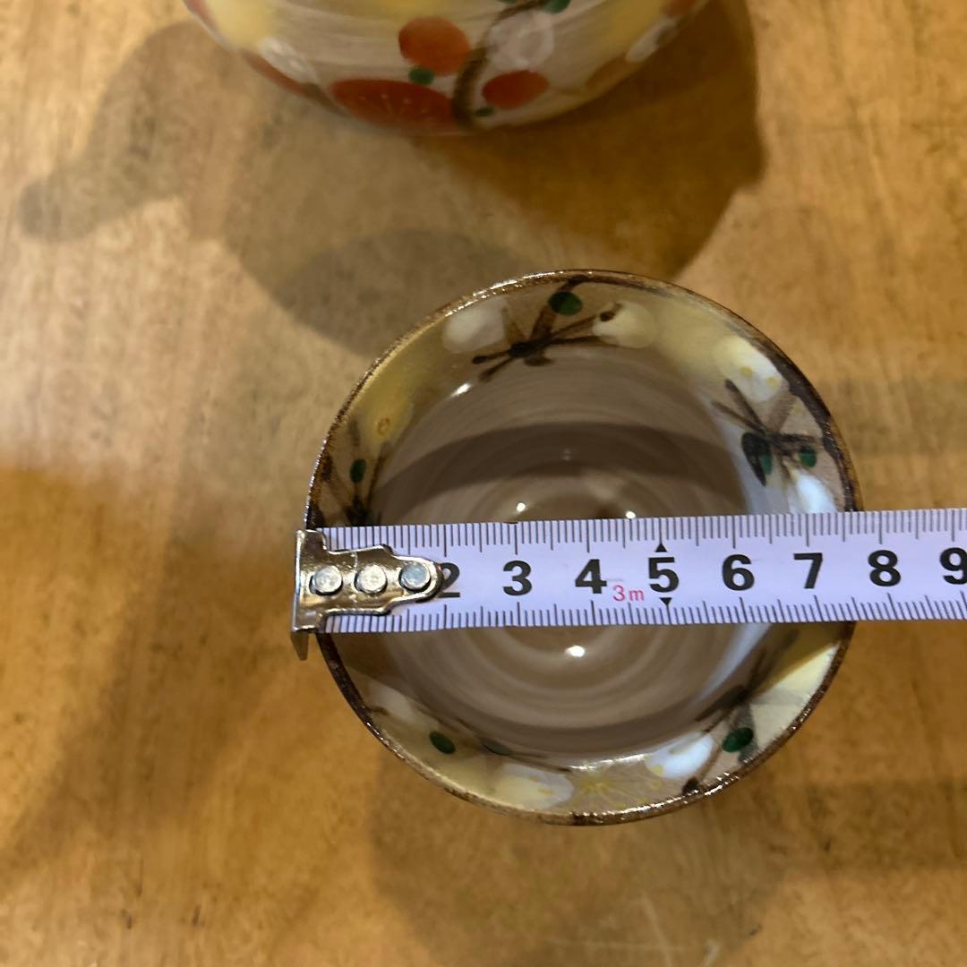 清水焼　光琳梅　茶器揃え