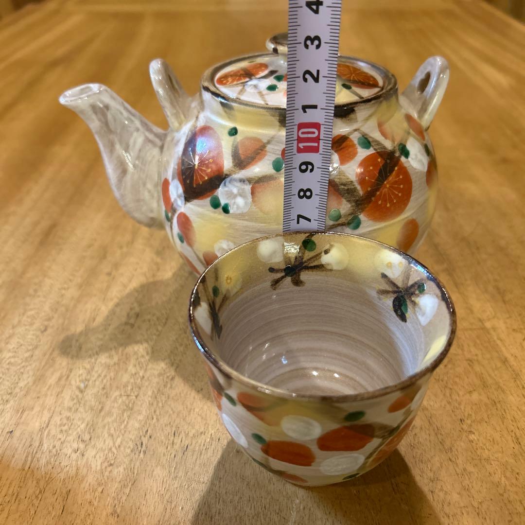 清水焼　光琳梅　茶器揃え