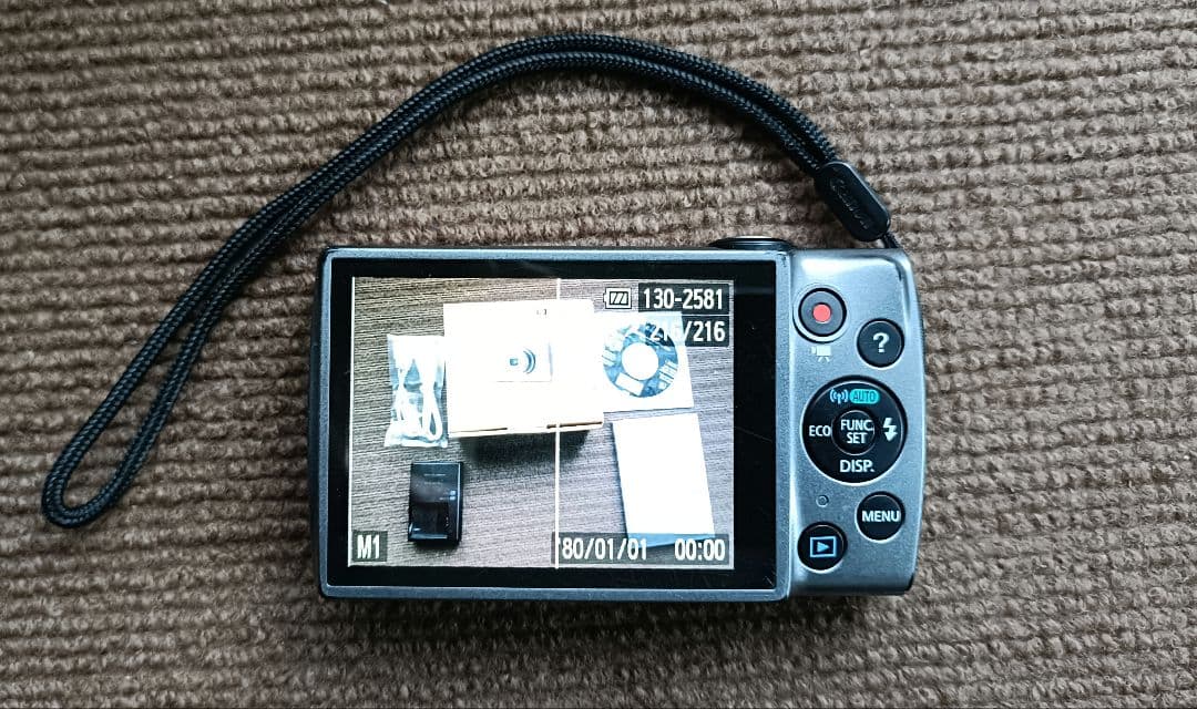 Canon PowerShot A3500 IS パープル 本体と付属品