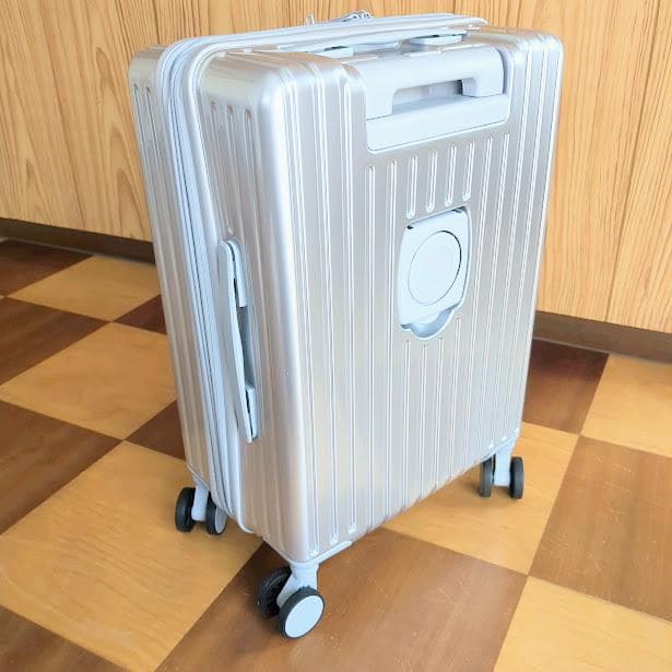 スーツケース キャリー フロントオープン 機内持込 USB 40L Sサイズ