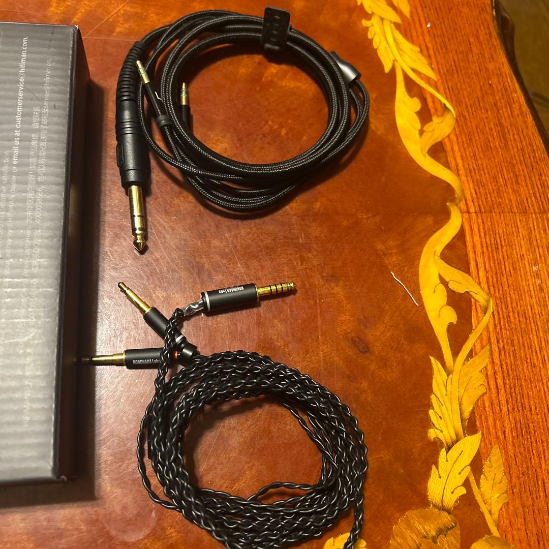 美品HIFIMAN Arya Organic 標準ケーブルとバランスケーブル付き