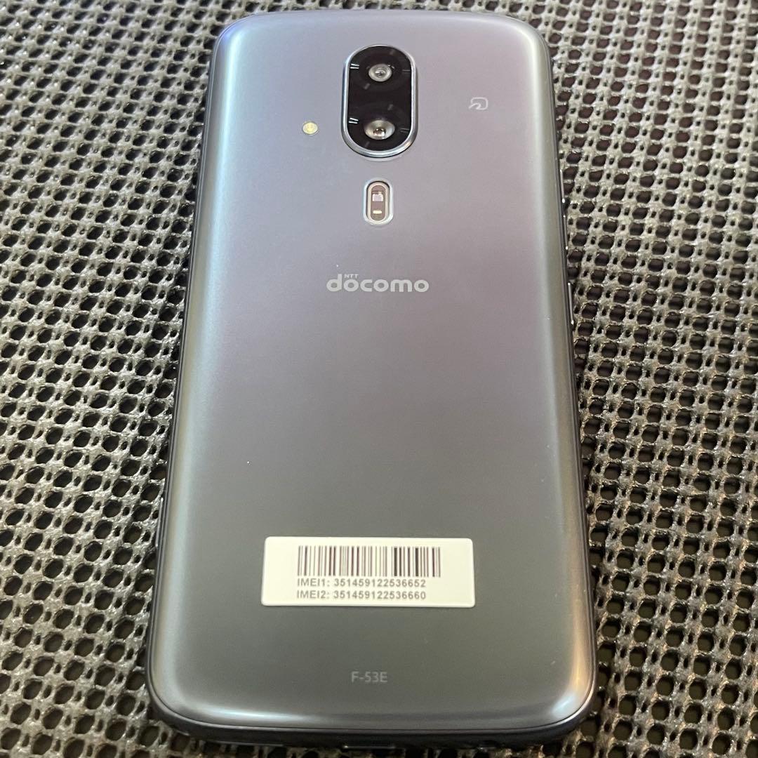 N201 新品 らくらくスマートフォン F-53E ネイビー