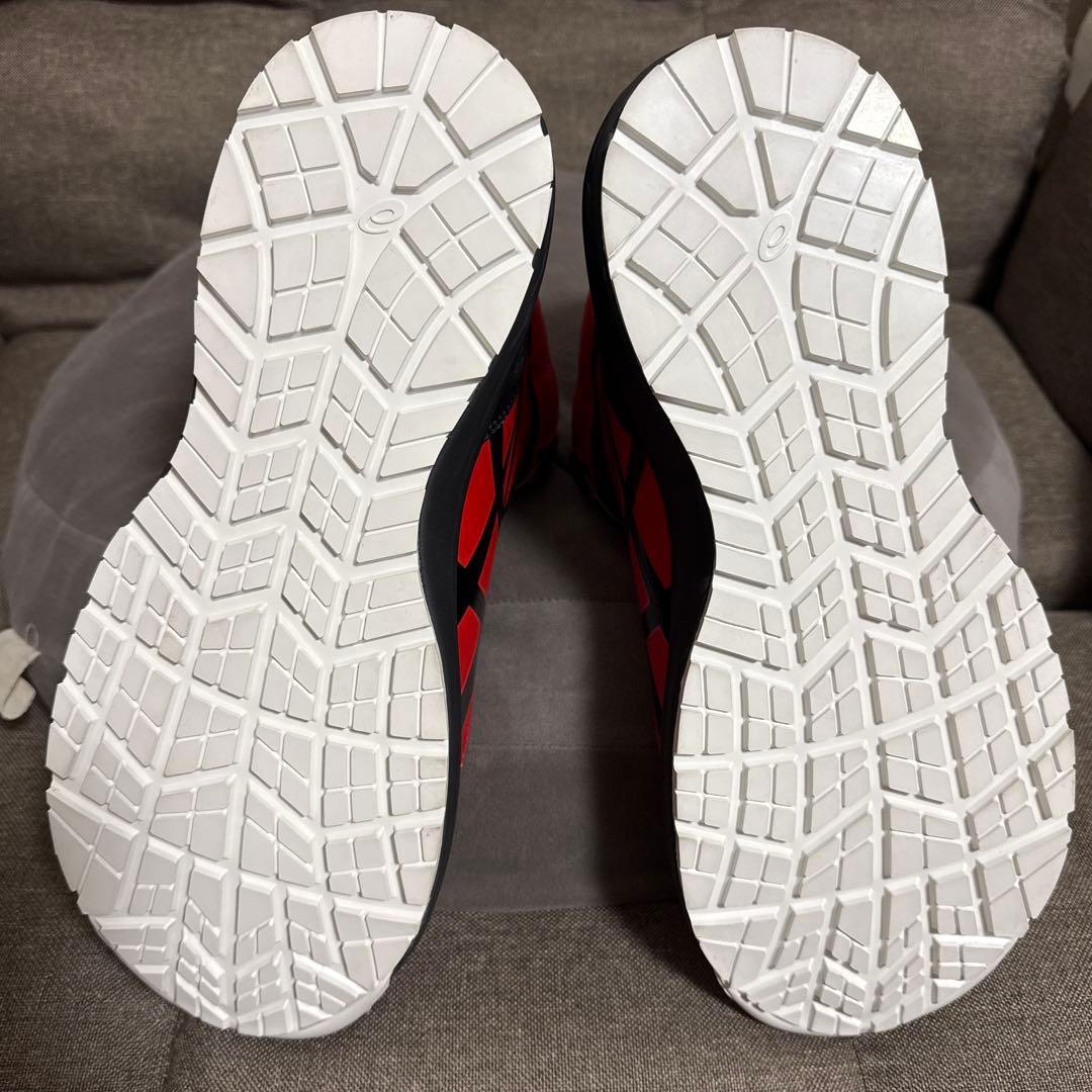 asics ウィンジョブ　CP304 BOA 26.0cm レッド/ブラック