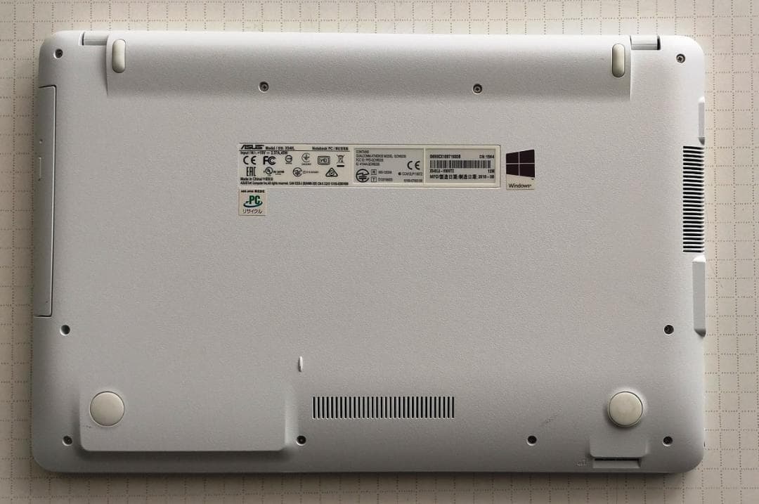 Windowsノート本体 ASUS X540L i3 SSD128GB 4G Win11