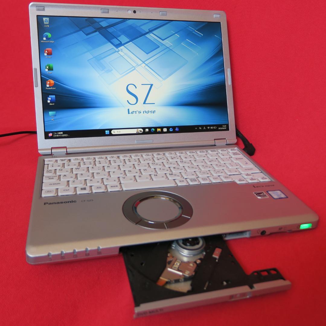 レッツノート i5-第6世代／メモリ8GB／DVDマルチ／Office2024
