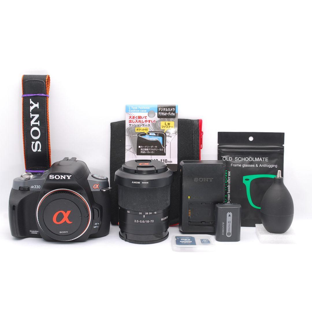 ❤即購入1000円OFF❤ Sony α330 手ブレ補正搭載 レンズセット