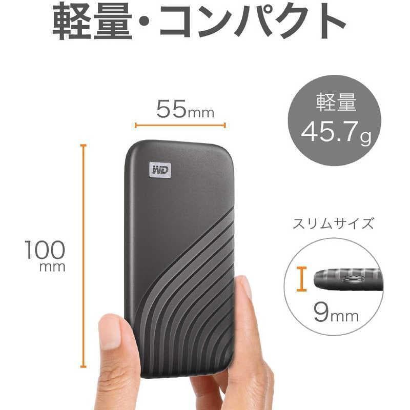 新品未開封　★　ウエスタンデジタル　ポータブル　外付けSSD 　1TB