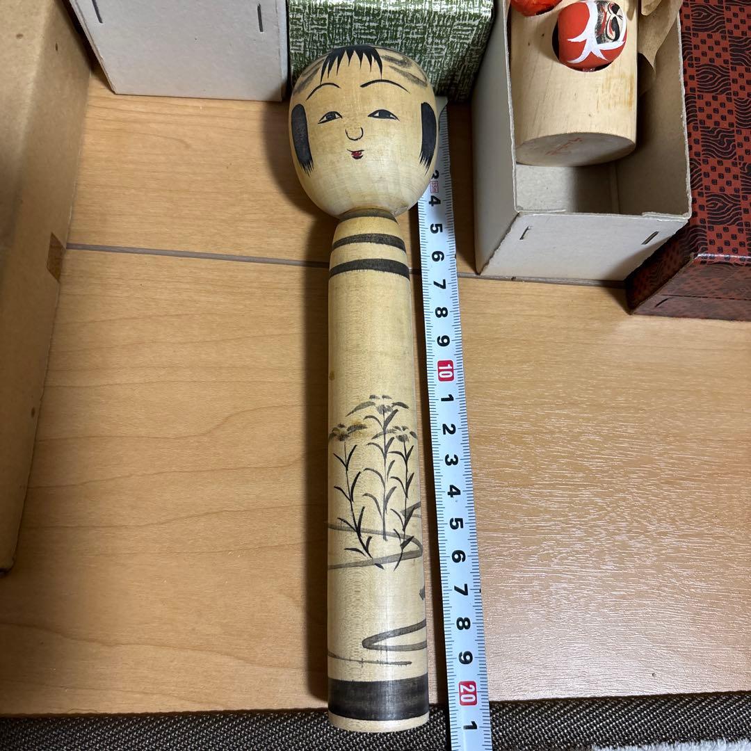 木製こけし人形10体セット