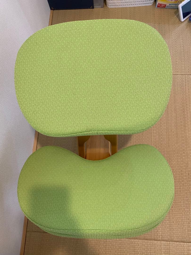 ✨美品✨宮武製作所 プロポーションチェア バランスチェア 姿勢矯正 グリーン