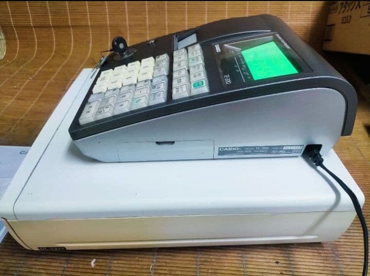カシオレジスター　TE-300　フル設定無料　 送料無料人気機種　301333