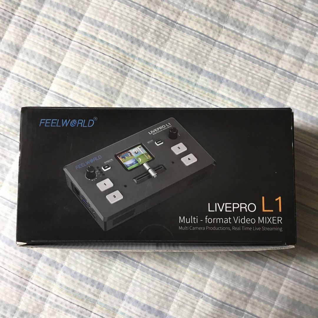 未使用FEELWORLD LIVEPRO L1 マルチフォーマットビデオミキサー