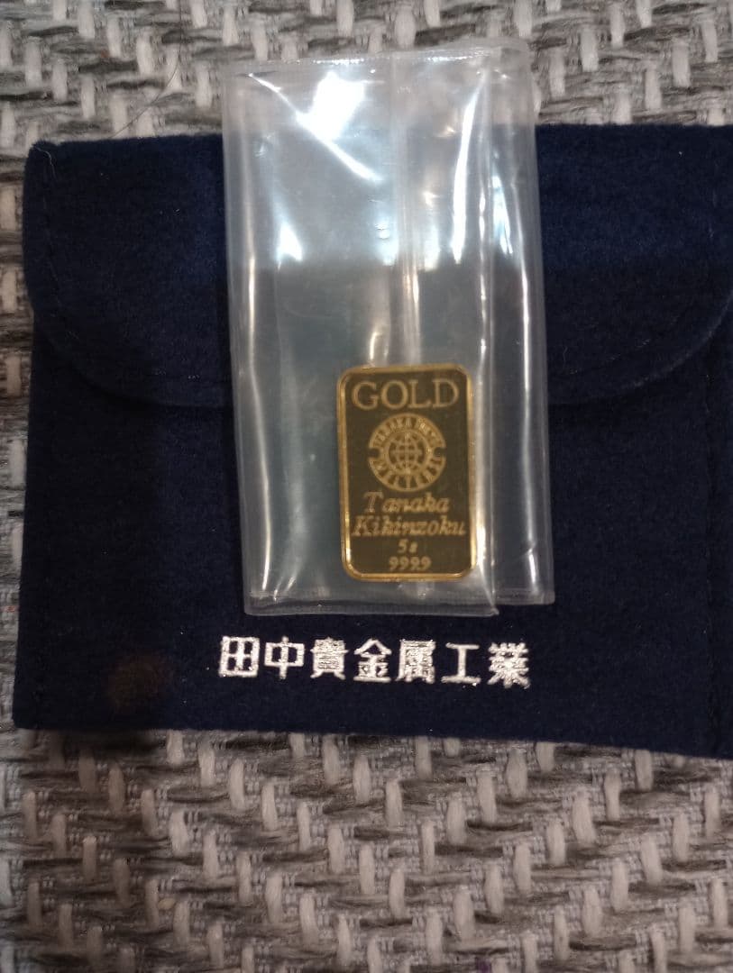 田中貴金属工業 999純金小型バー