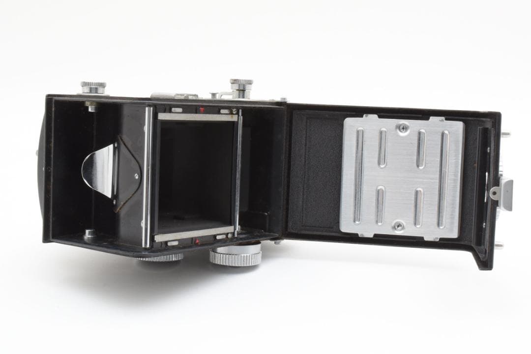 【純正レンズキャップ付き 動作品】ヤシカ Yashicaflex 二眼レフカメラ