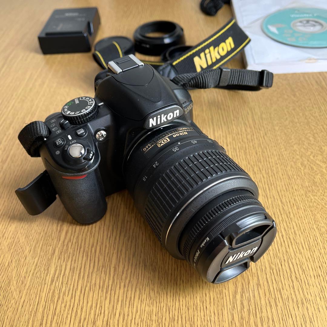 Nikon D3100 デジタル一眼　カメラ レンズ　バッテリー2個　初心者向き