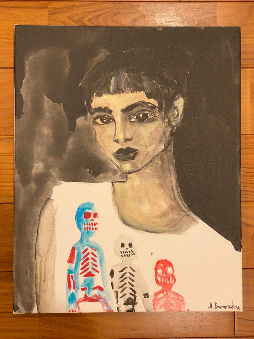 現代アート　アガ-バランスカ作　50cm ✖️41cm