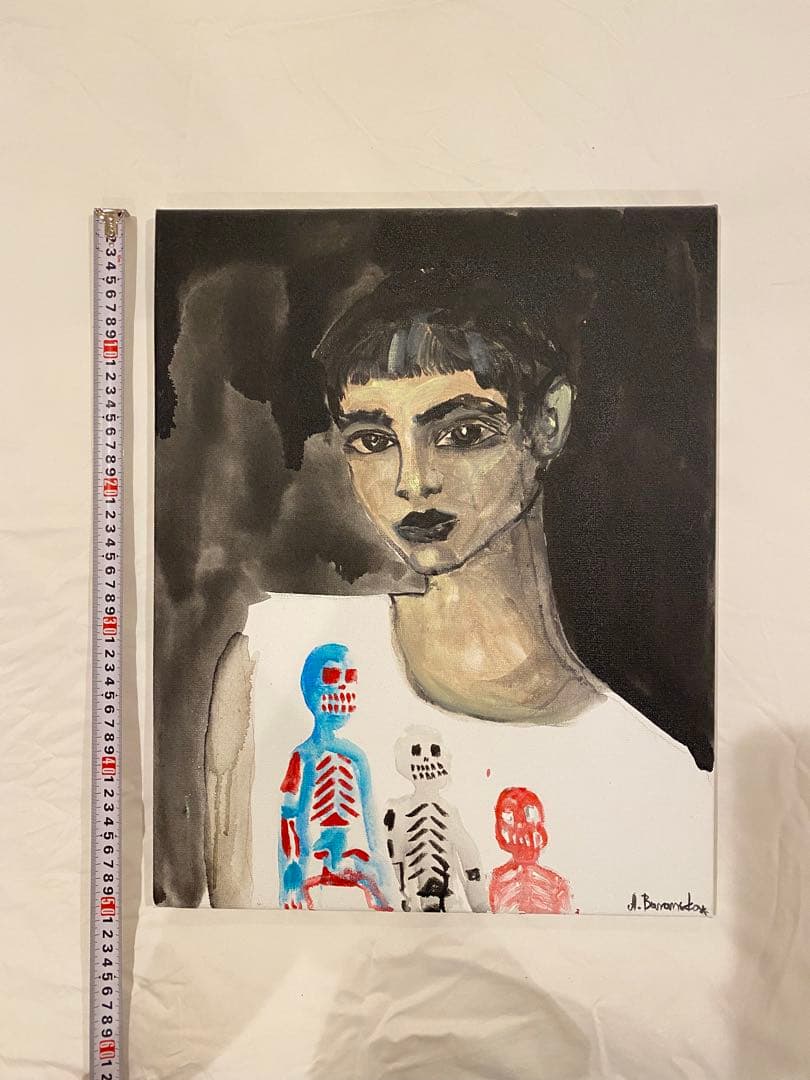 現代アート　アガ-バランスカ作　50cm ✖️41cm