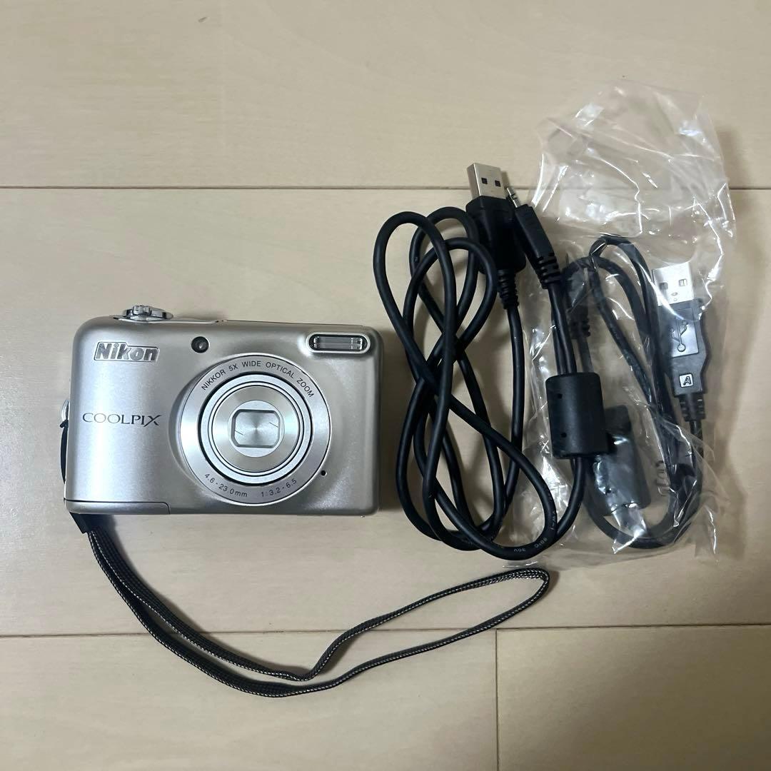 【極美品】クールピクス L32 コンパクトデジタルカメラ ☆新品単三電池付き