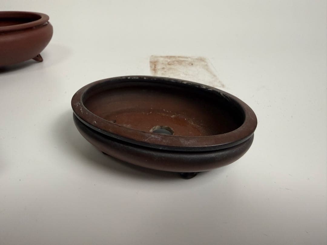 美芸、峰輝堂　盆栽鉢4点セット