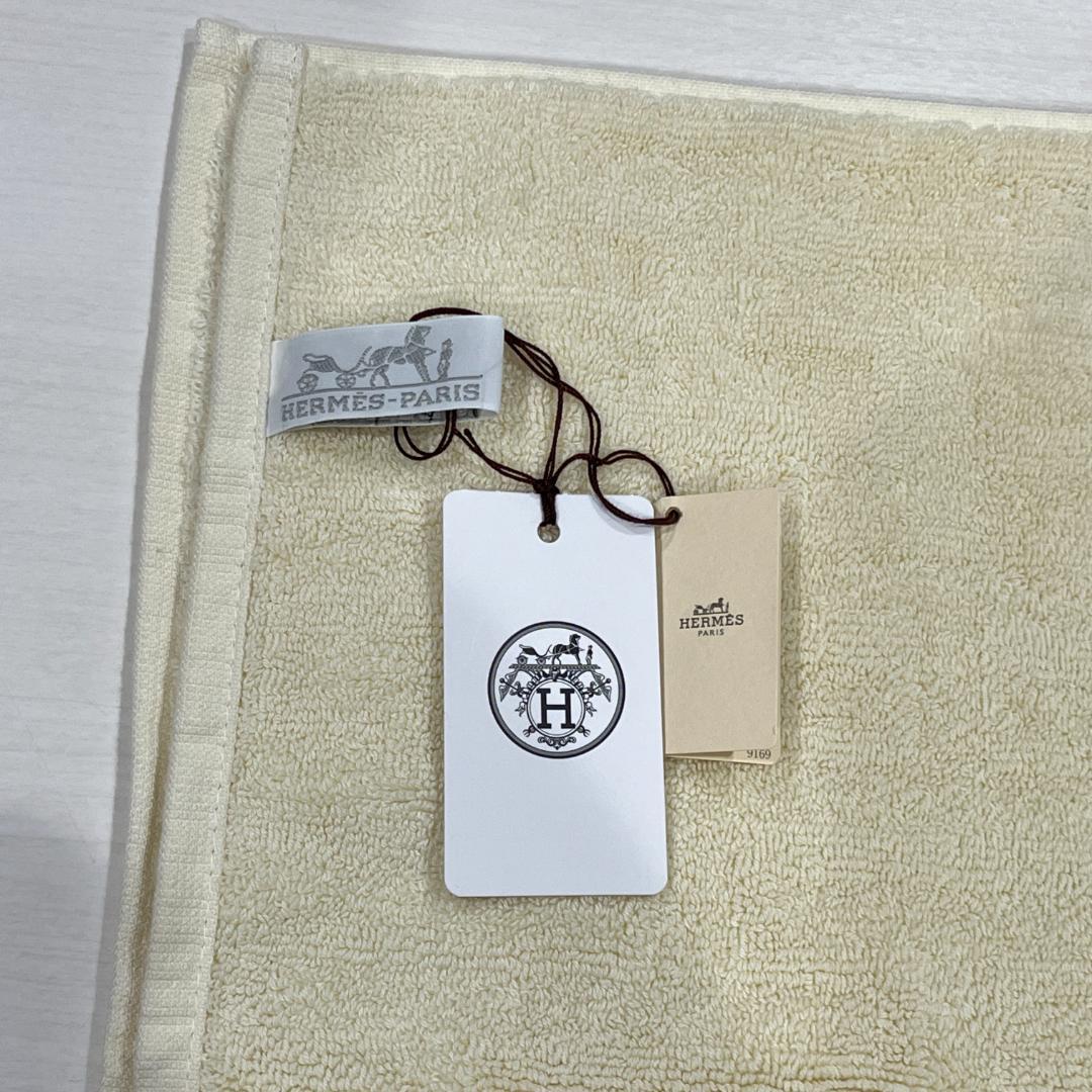 【未使用品】 エルメス　ゲストタオル　ステアーズ　ナチュラル(ベージュ)