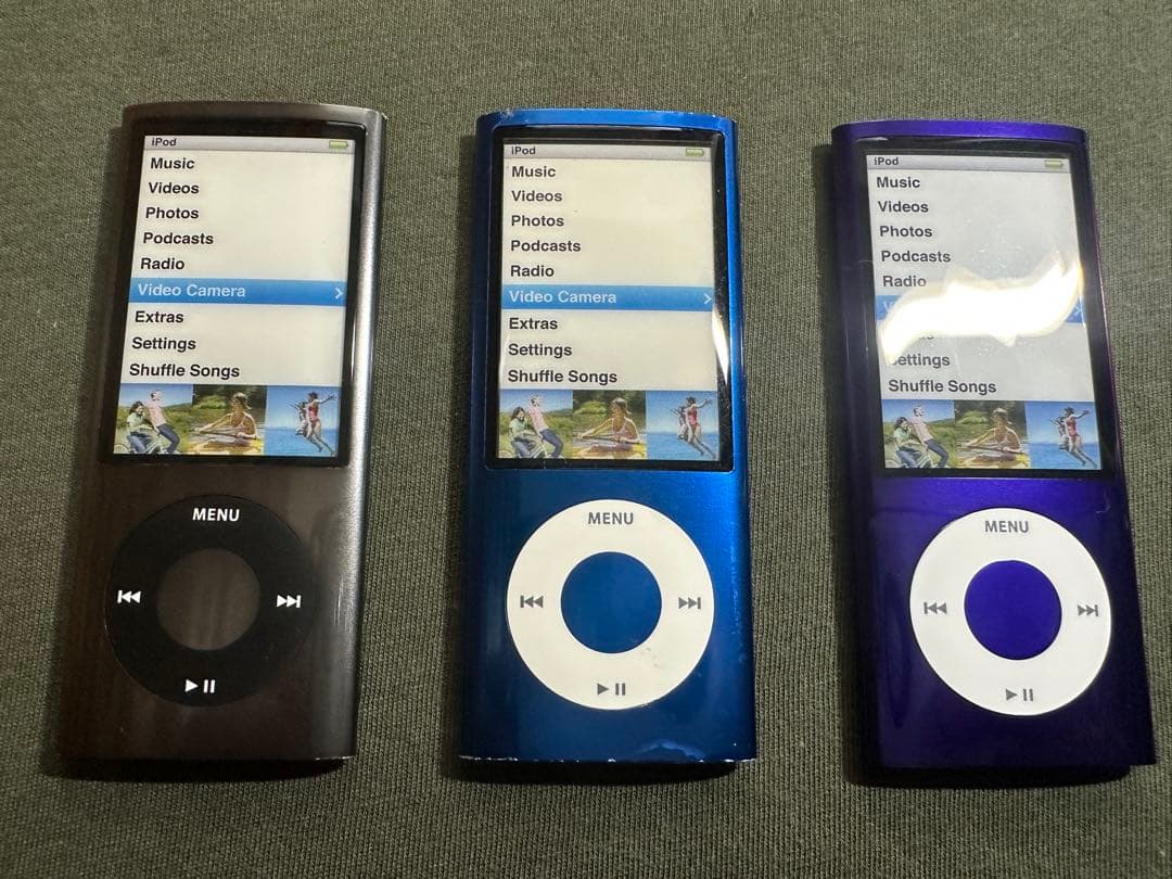 iPod nano 第5世代 ディスプレイ用モデル5色セット