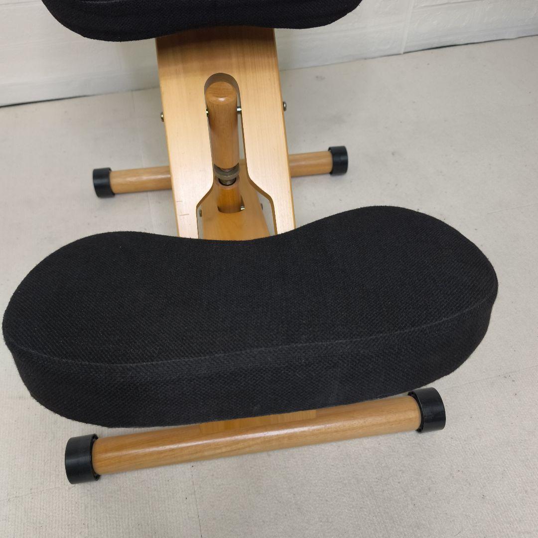 宮武製作所 姿勢矯正 椅子 プロポーションチェア 学習椅子　バランスチェア　黒