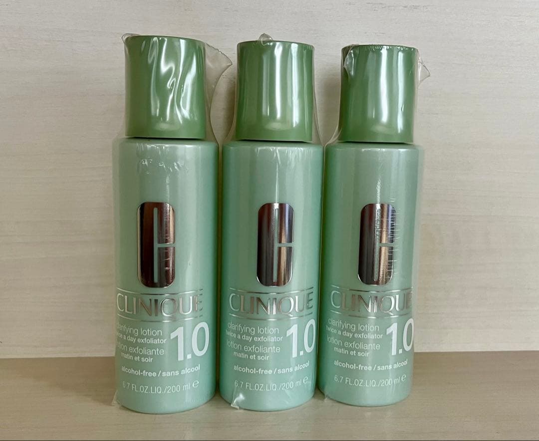 【新品】CLINIQUEクラリファイングローション1.0 200mL 3本セット