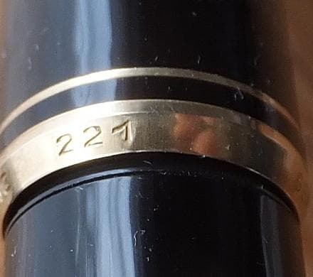 超希少 未使用に近い　美品Mont Blanc No.221　筆記確認済み