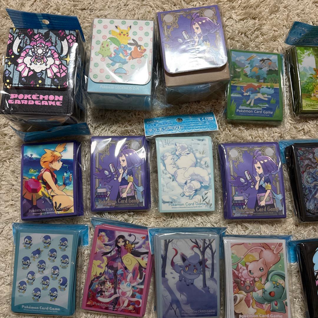 ケース　ポケモンカードゲームデッキシールド　まとめ売り　19個　引退品