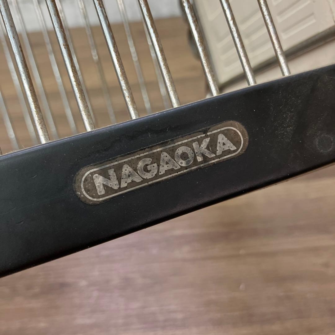 B-1 アンティーク NAGAOKA ナガオカ タイル付き CDラック 古道具