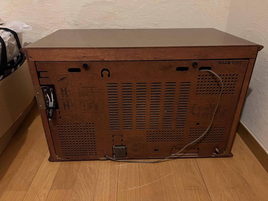 kuu出品 昭和レトロ ブラウン管テレビ ナショナル Golden Ace