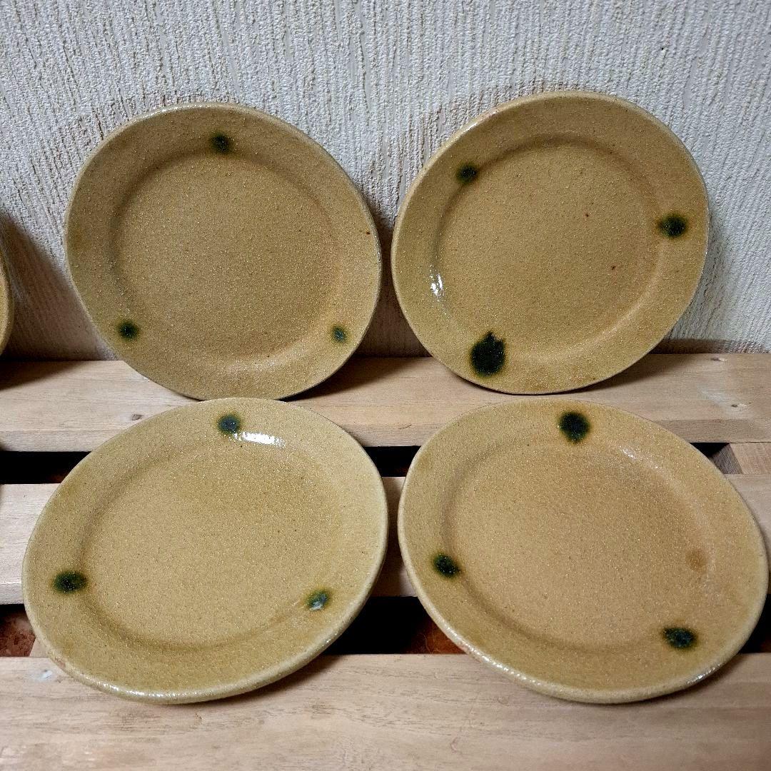 黄瀬戸　皿　10枚　不二窯　共箱・しおりあり　茶道具　茶道　お茶会
