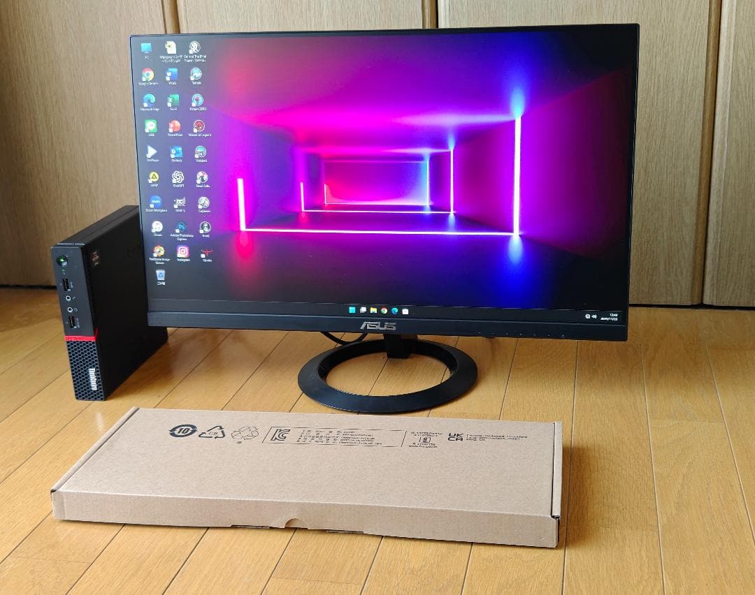 Lenovo省スペース高スペックデスクトップPC②