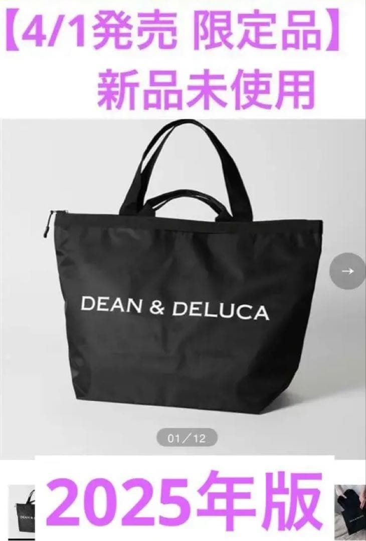 【2025限定完売】DEAN&DELUCAトラベルバッグ再生ナイロントートバッグ