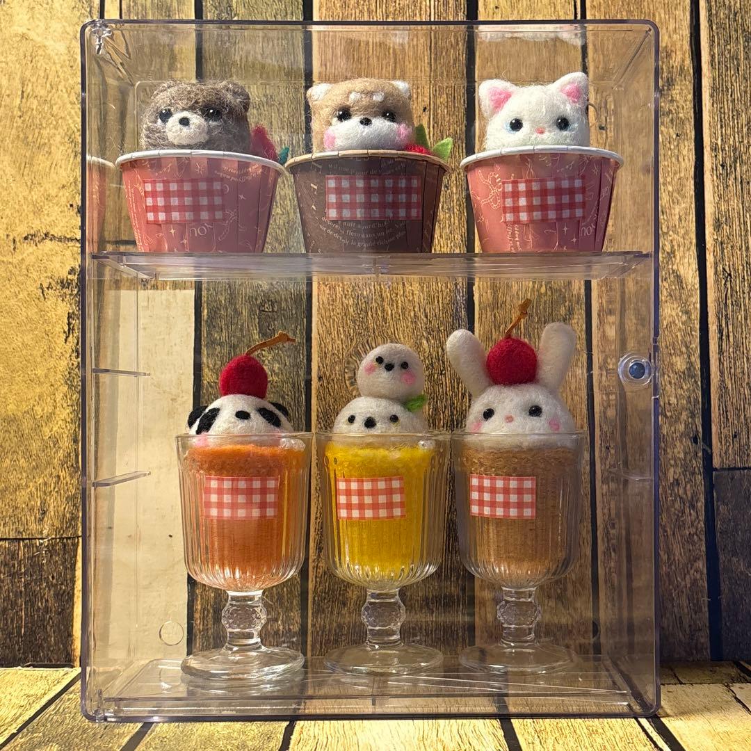 おうちでお店屋さん気分♡【羊毛フェルト・アクレーヌ】インテリア/ケース付き