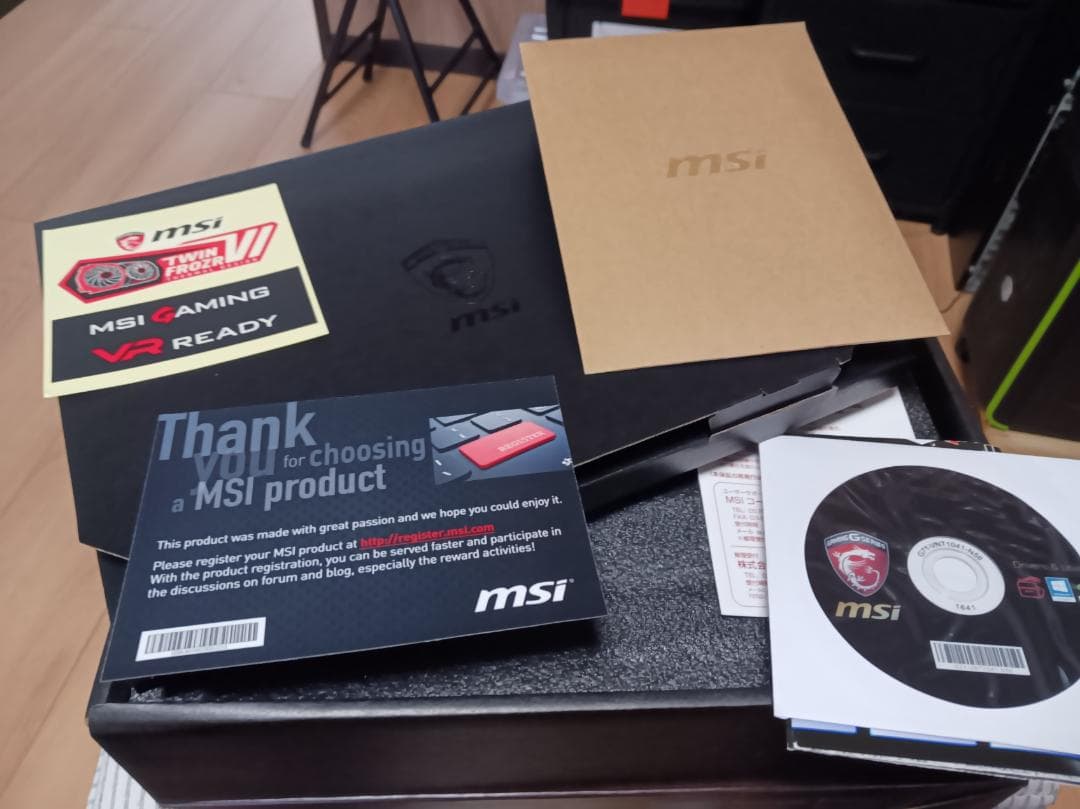 MSI GeForce GTX1050ti GAMING X 4G 中古
