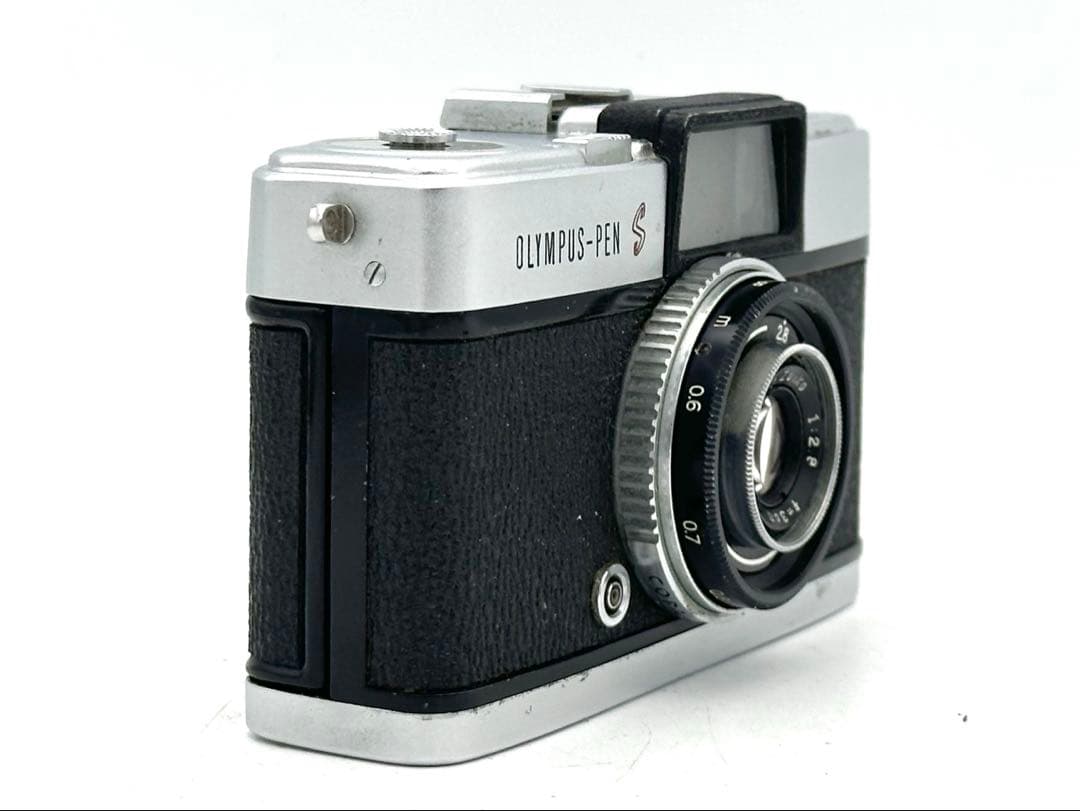 【完動品】OLYMPUS PEN S f2.8 ハーフサイズカメラ 動作確認済み