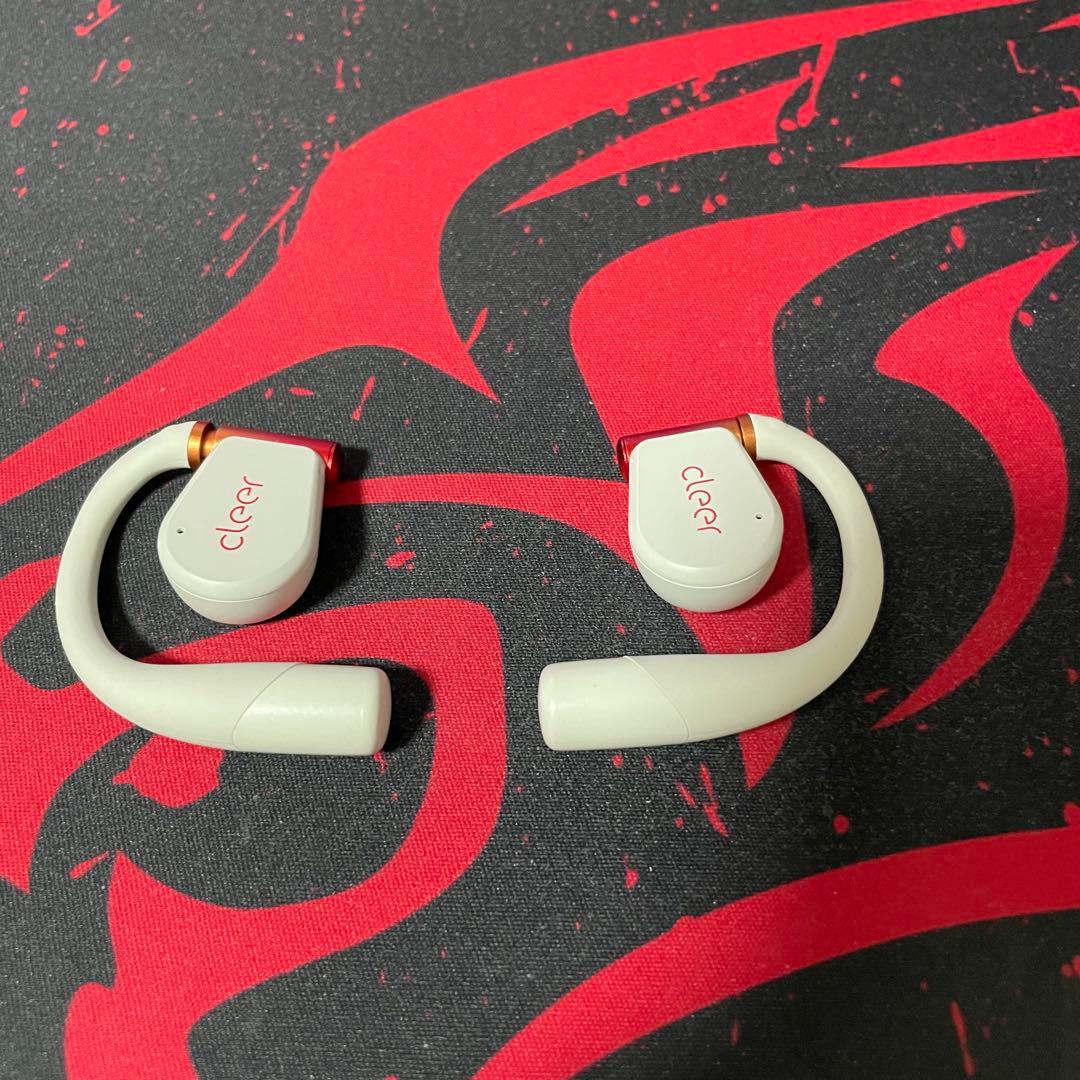 イヤホン Cleer ARC3 Gaming White&Red