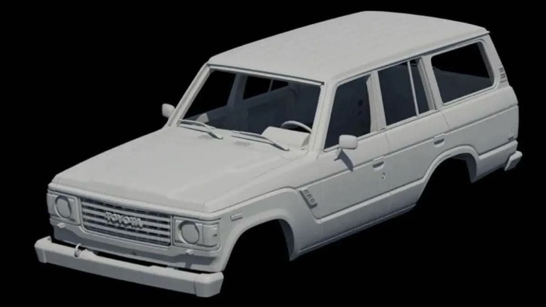 Mfab ランドクルーザー　FJ60 ラジコンボディ　1/10