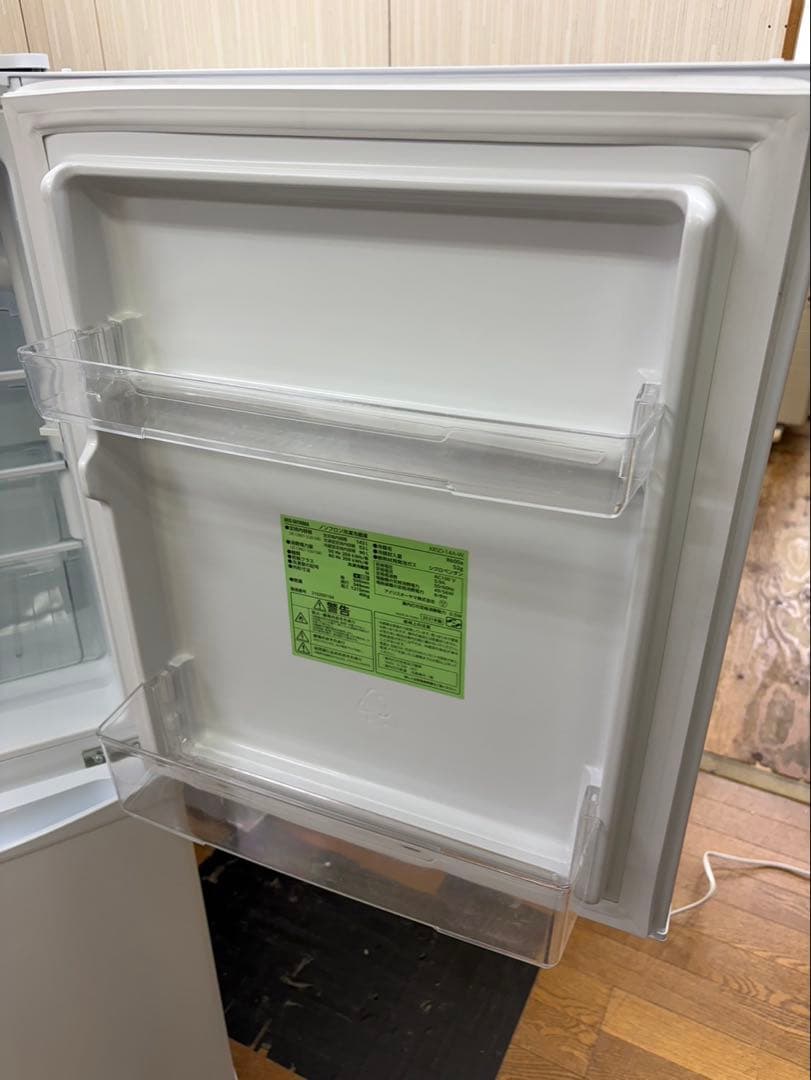 R21 冷蔵庫 142L アイリスオーヤマ 2021年 KRSD-14A-W