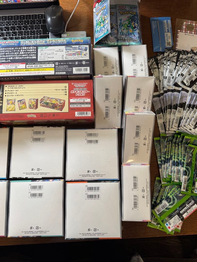 新品未開封　ポケモンカードゲーム コレクションセット14種18BOX＋バラ49枚